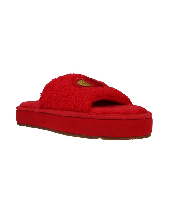 Champion Plush Cozy Slippers Dames - Rood - Belgie 5763JKINL